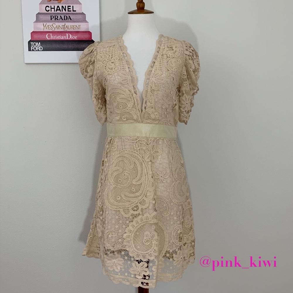 LoveShackFancy Daniela Lace Dress
